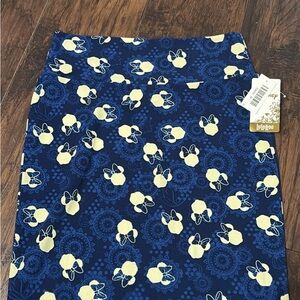 Blue Floral Skirt by LuLaRoe